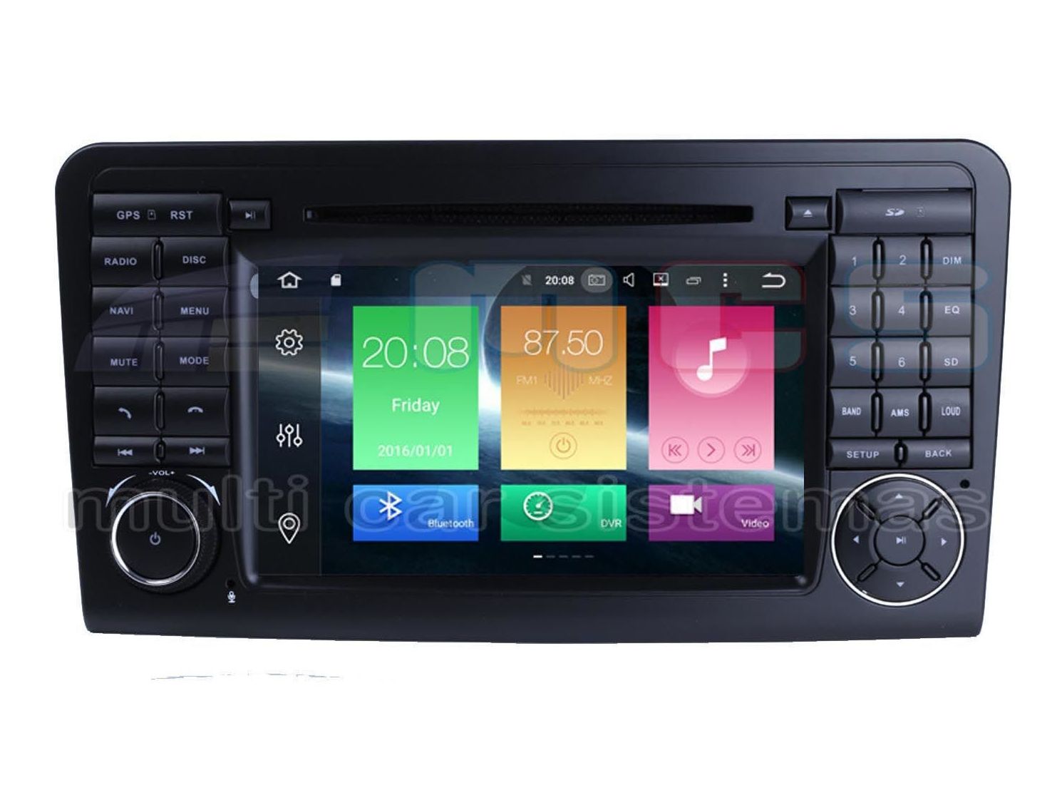 RADIO GPS PANTALLA TACTIL ANDROID MERCEDES ML W164 GL X164 RADIO GPS PANTALLA TACTIL ANDROID MERCEDES ML W164 GL X164