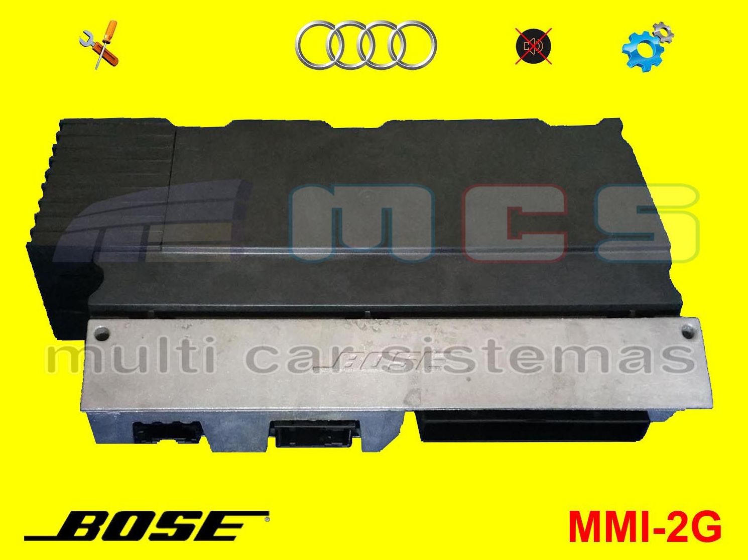 Reparación amplificador sonido AUDI MMI-2G BOSE MOST A6 A7 A8 Q7 4F 4G 4H 4L Reparación amplificador sonido AUDI MMI-2G BOSE MOST A6 A7 A8 Q7 4F 4G 4H 4L