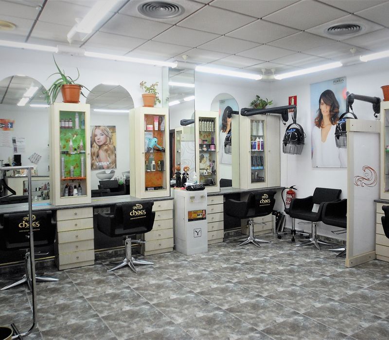 Interior de nuestra peluquería en Zaragoza