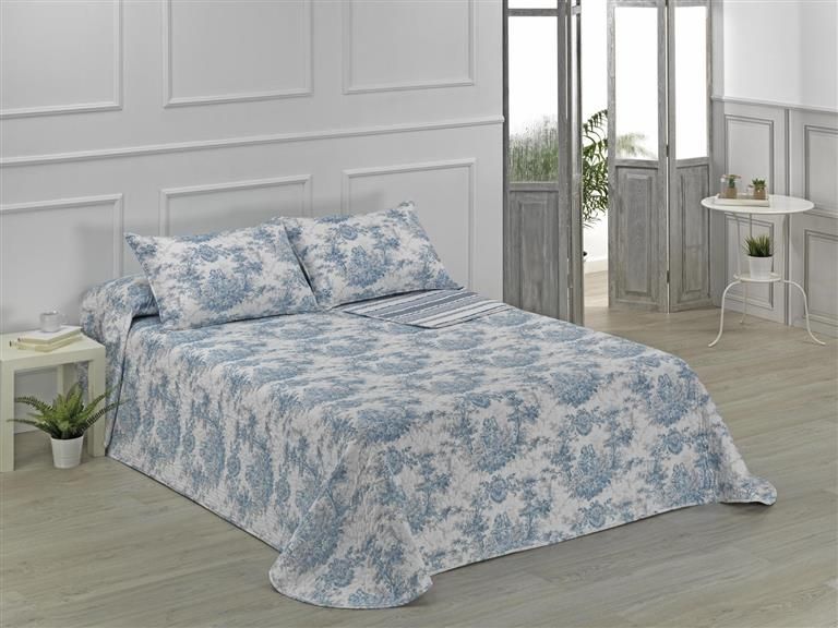Colcha Toile de Jouy: de d'Orte Selección Hogar Colcha Toile de Jouy: de d'Orte Selección Hogar