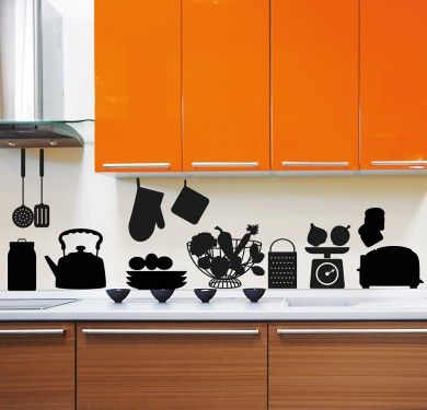Wall sticker vinilo decorativo Kitchen Deco en Barcelona Wall sticker vinilo decorativo Kitchen Deco en Barcelona