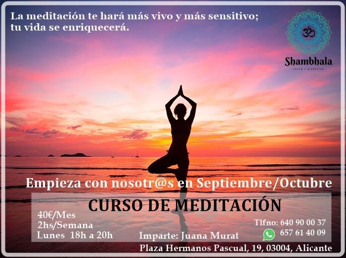MEDITACIÓN SHAMBHALA ALICANTE MEDITACIÓN SHAMBHALA ALICANTE