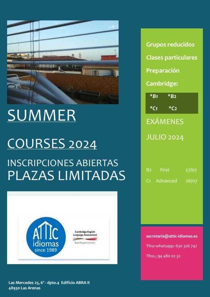 Summer Courses 2024