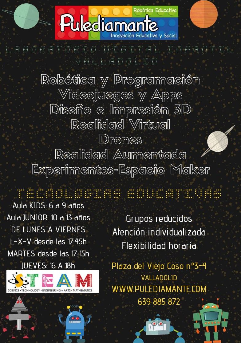 Robótica y Tecnologías educativas. Valladolid 19/20 Robótica y Tecnologías educativas. Valladolid 19/20