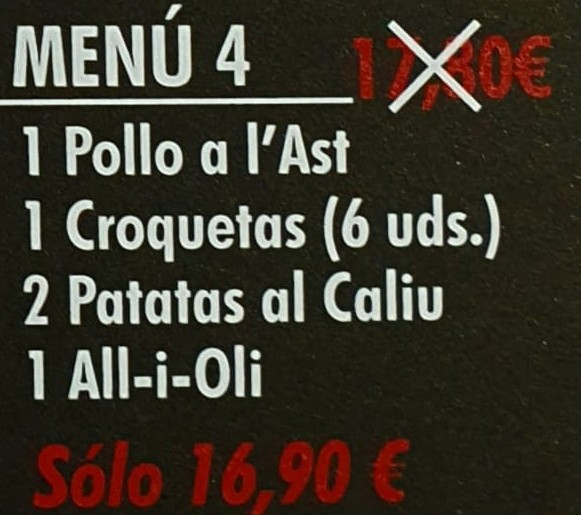 Menú 4: Productos y servicios de Pollo Home Menú 4: Productos y servicios de Pollo Home