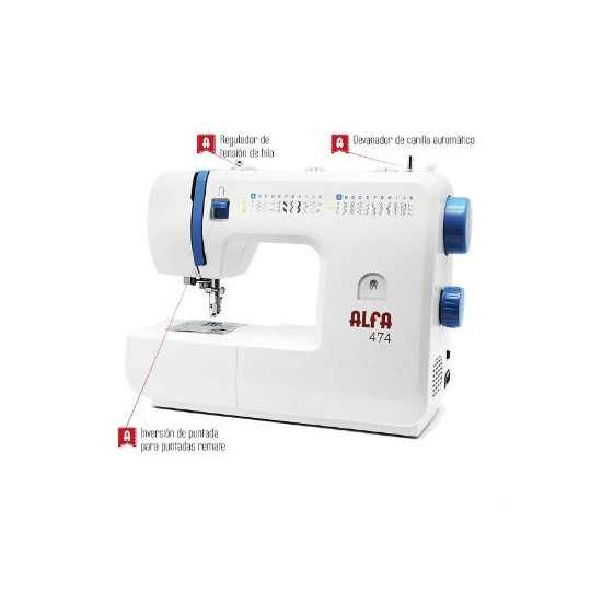 Alfa máquina de coser 474: Productos de KOSSE Alfa máquina de coser 474: Productos de KOSSE