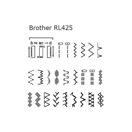 Máquina de coser Brother RL425: Productos de KOSSE Máquina de coser Brother RL425: Productos de KOSSE