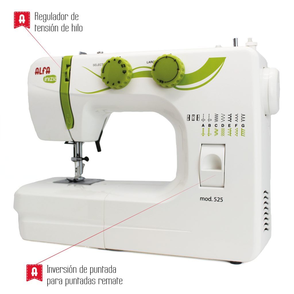 Máquina de coser Alfa 525: Productos de KOSSE Máquina de coser Alfa 525: Productos de KOSSE
