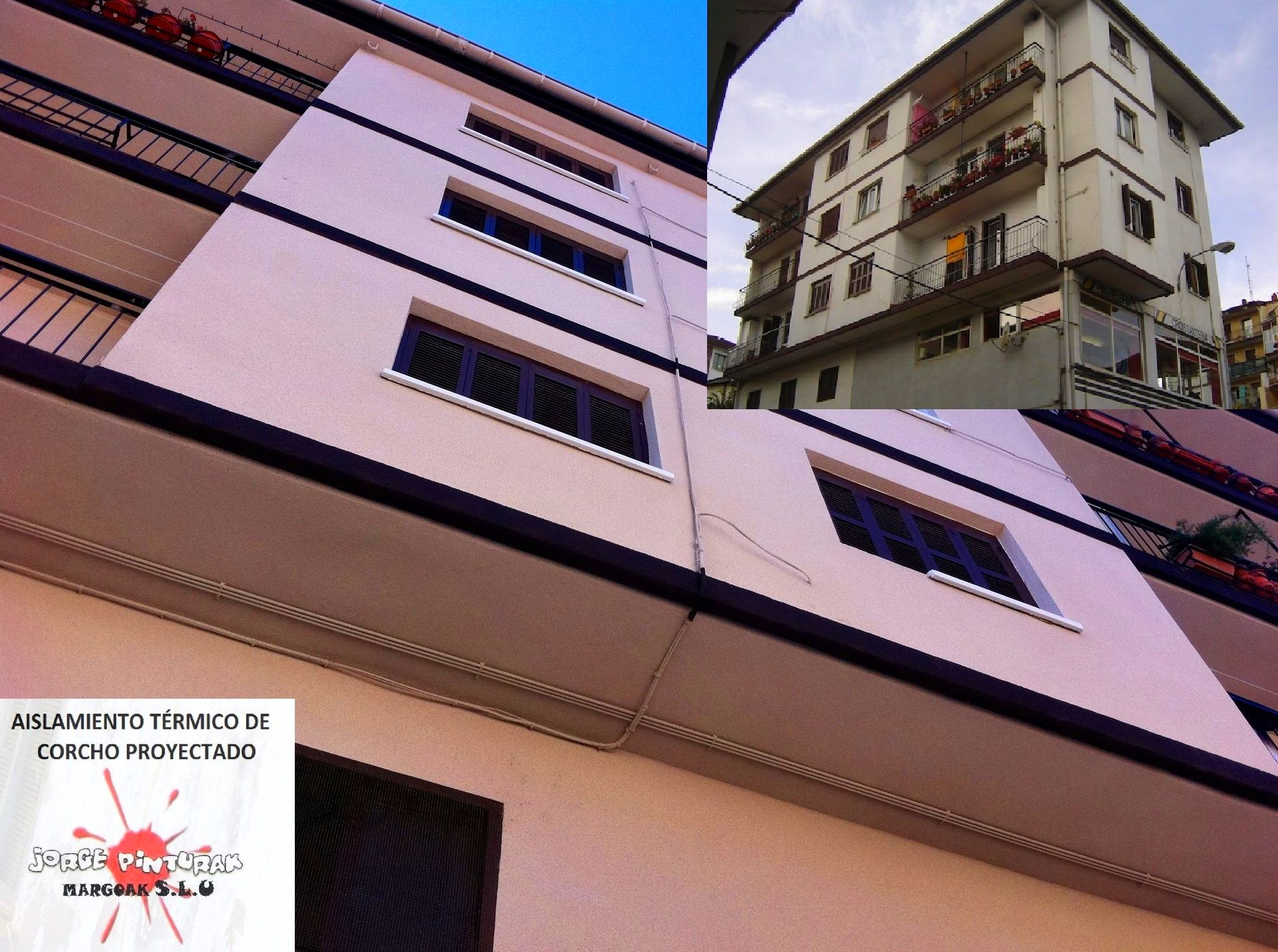 Corcho proyectado: Servicios de Jorge Pinturak Margoak S.L.U. Corcho proyectado: Servicios de Jorge Pinturak Margoak S.L.U.