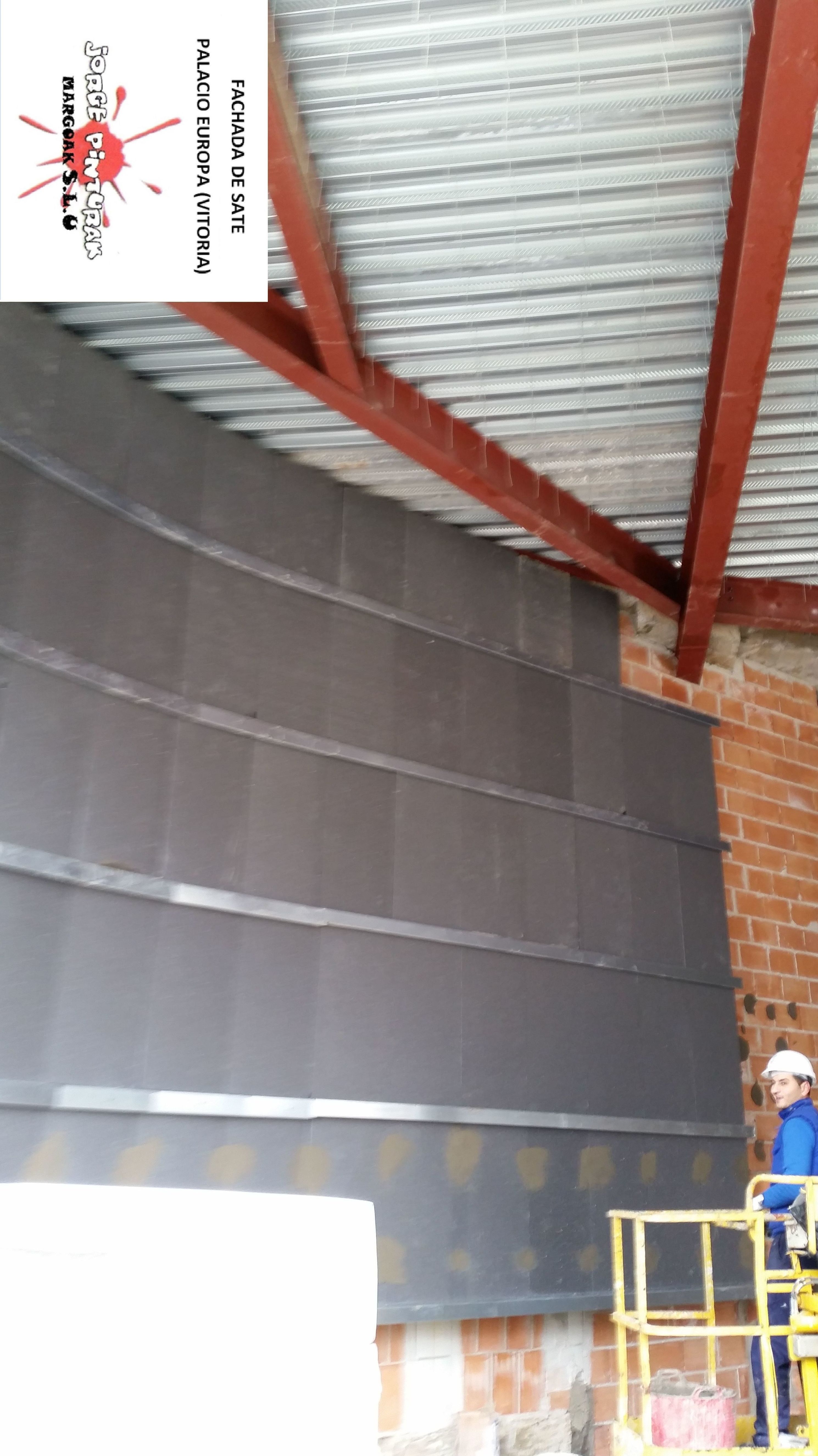 5000 m² SATE en Palacio Europa (Vitoria): Servicios de Jorge Pinturak Margoak S.L.U. 5000 m² SATE en Palacio Europa (Vitoria): Servicios de Jorge Pinturak Margoak S.L.U.