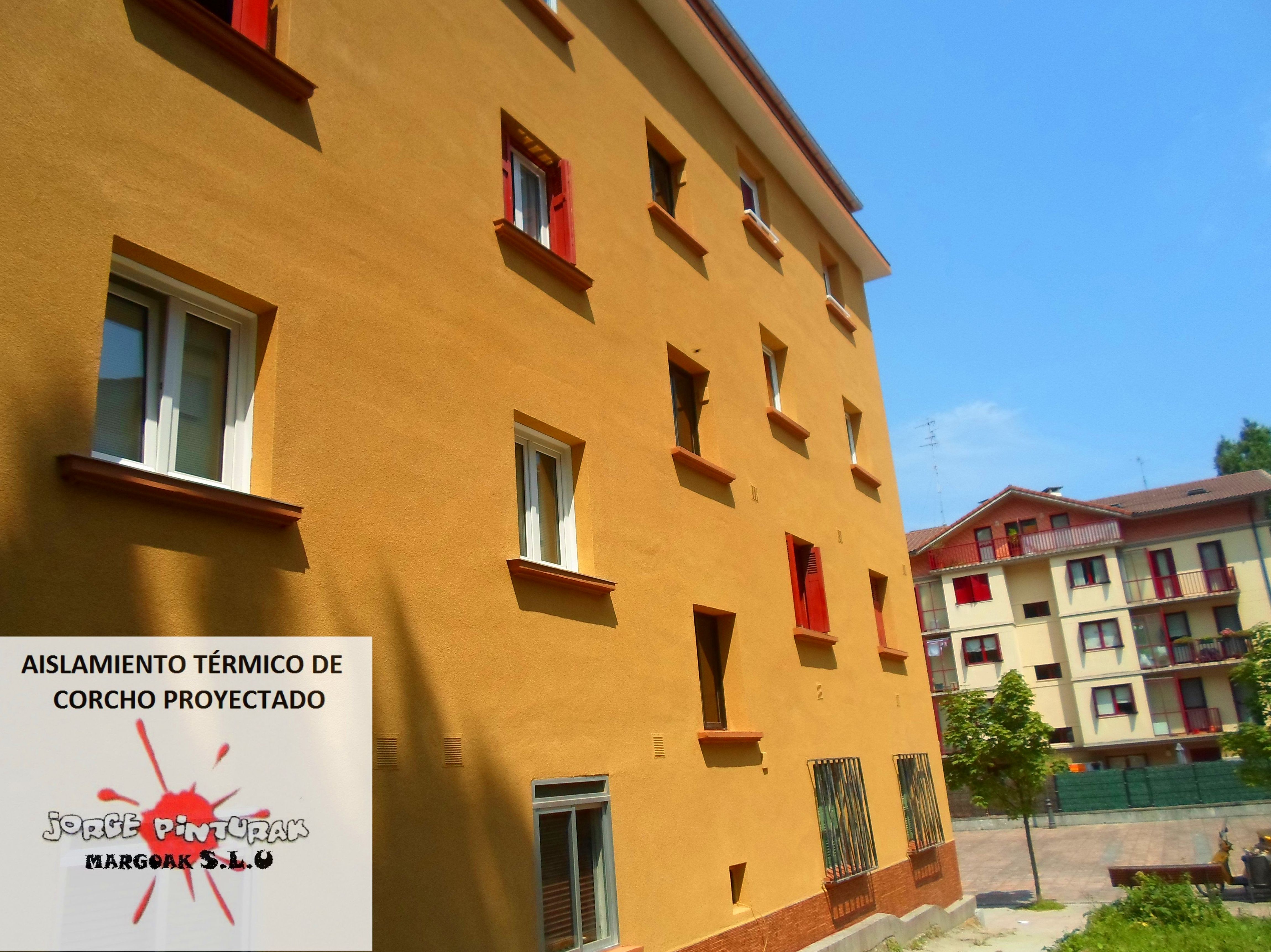 Corcho proyectado: Servicios de Jorge Pinturak Margoak S.L.U. Corcho proyectado: Servicios de Jorge Pinturak Margoak S.L.U.