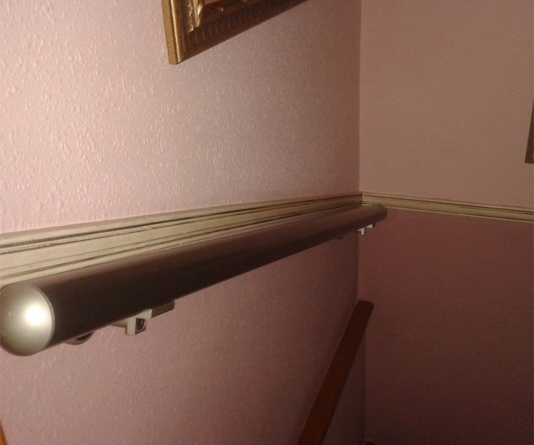 Pasamanos de aluminio