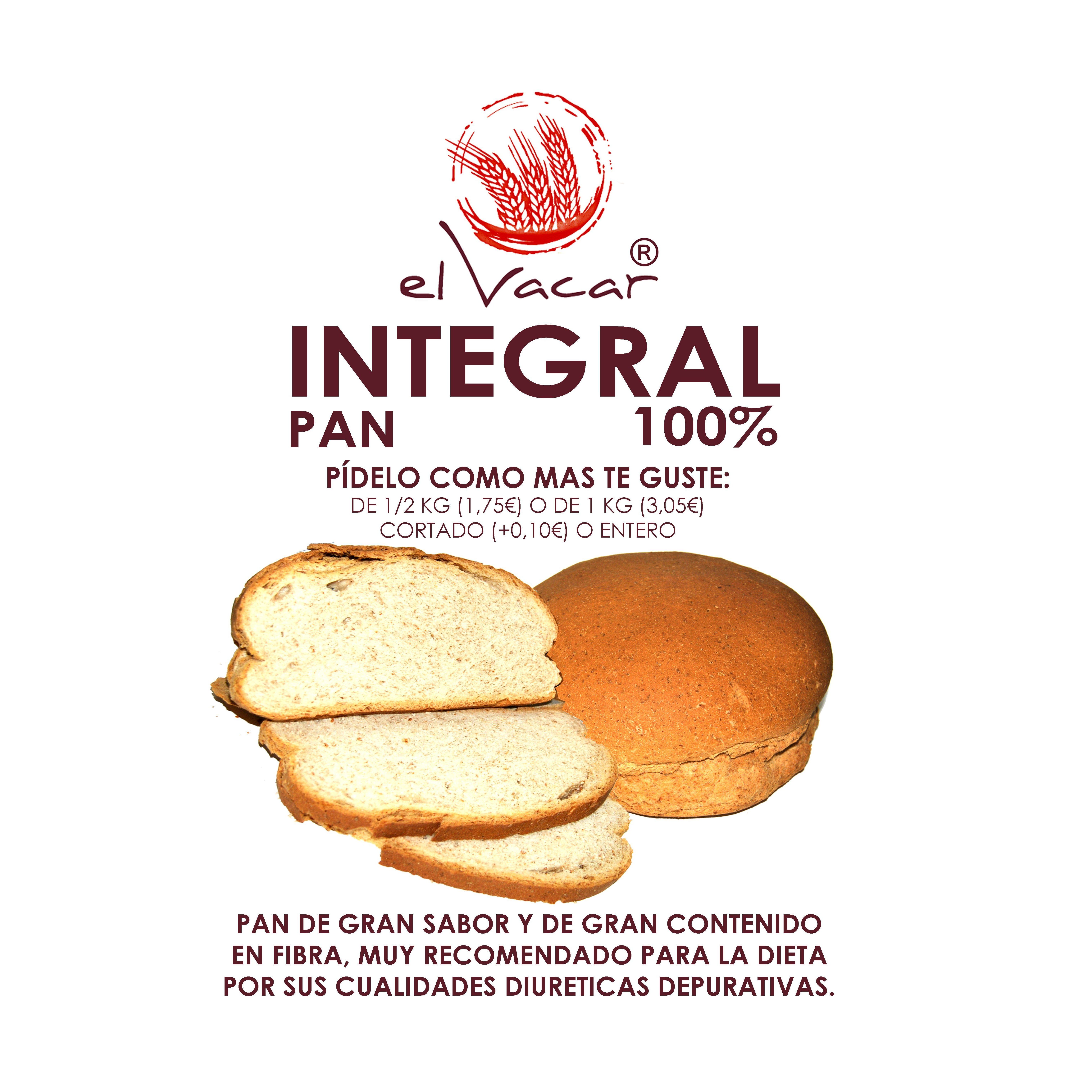 Pan integral: Obrador de Pan El Vacar Pan integral: Obrador de Pan El Vacar