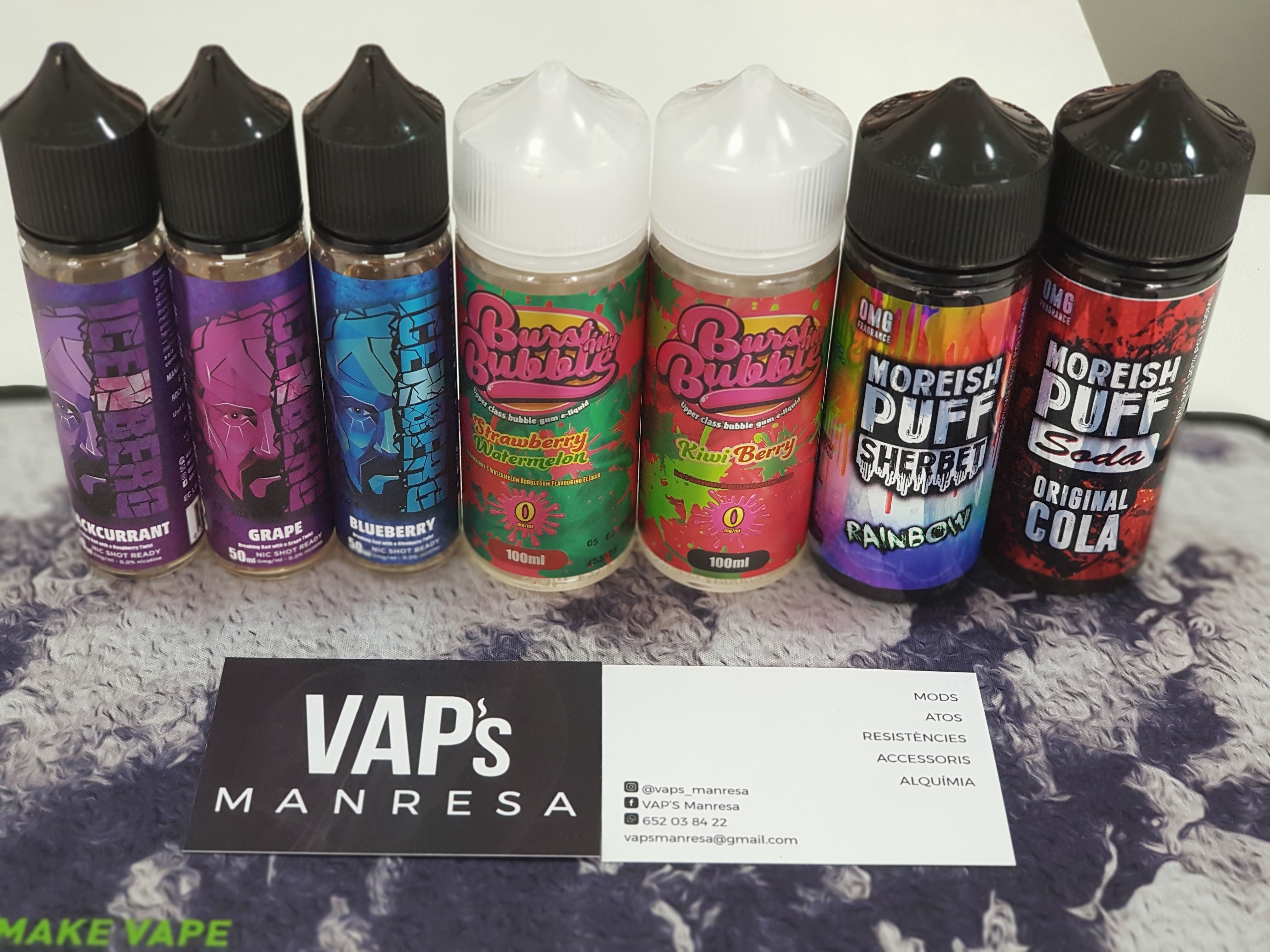 Mods: Productos de Vaps Manresa Mods: Productos de Vaps Manresa