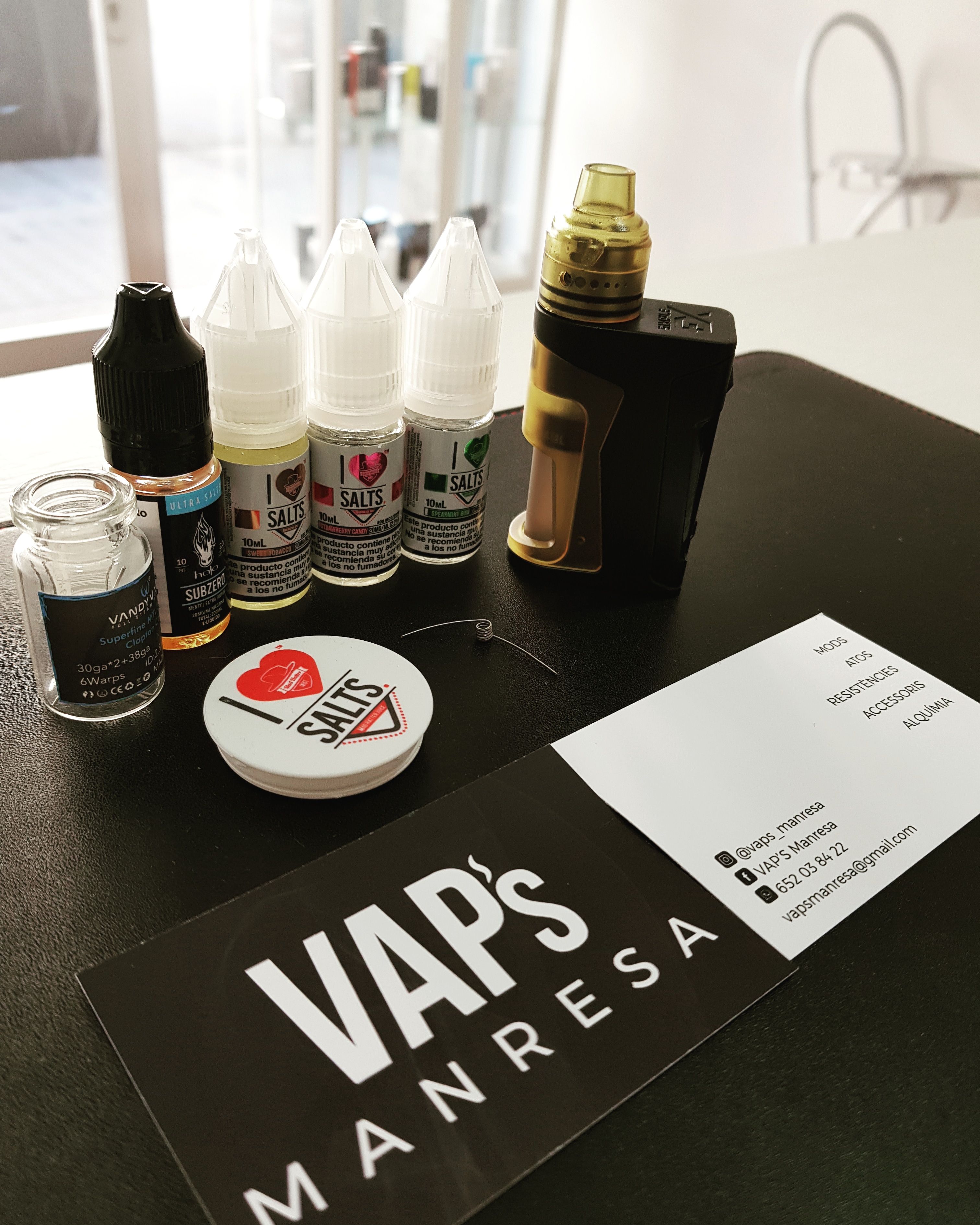 Cigarrillos electrónicos: Productos de Vaps Manresa Cigarrillos electrónicos: Productos de Vaps Manresa