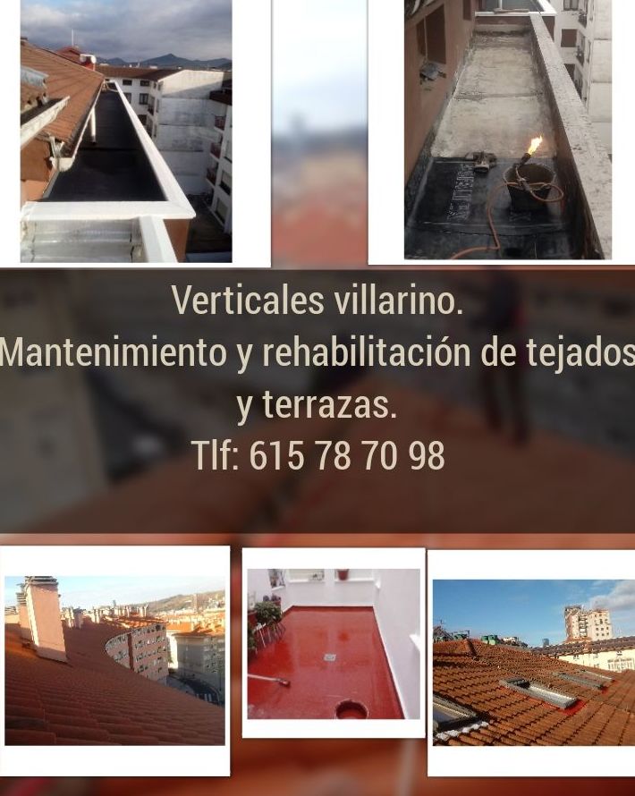 Rehabilitación de tejados y terrazas en bizkaia