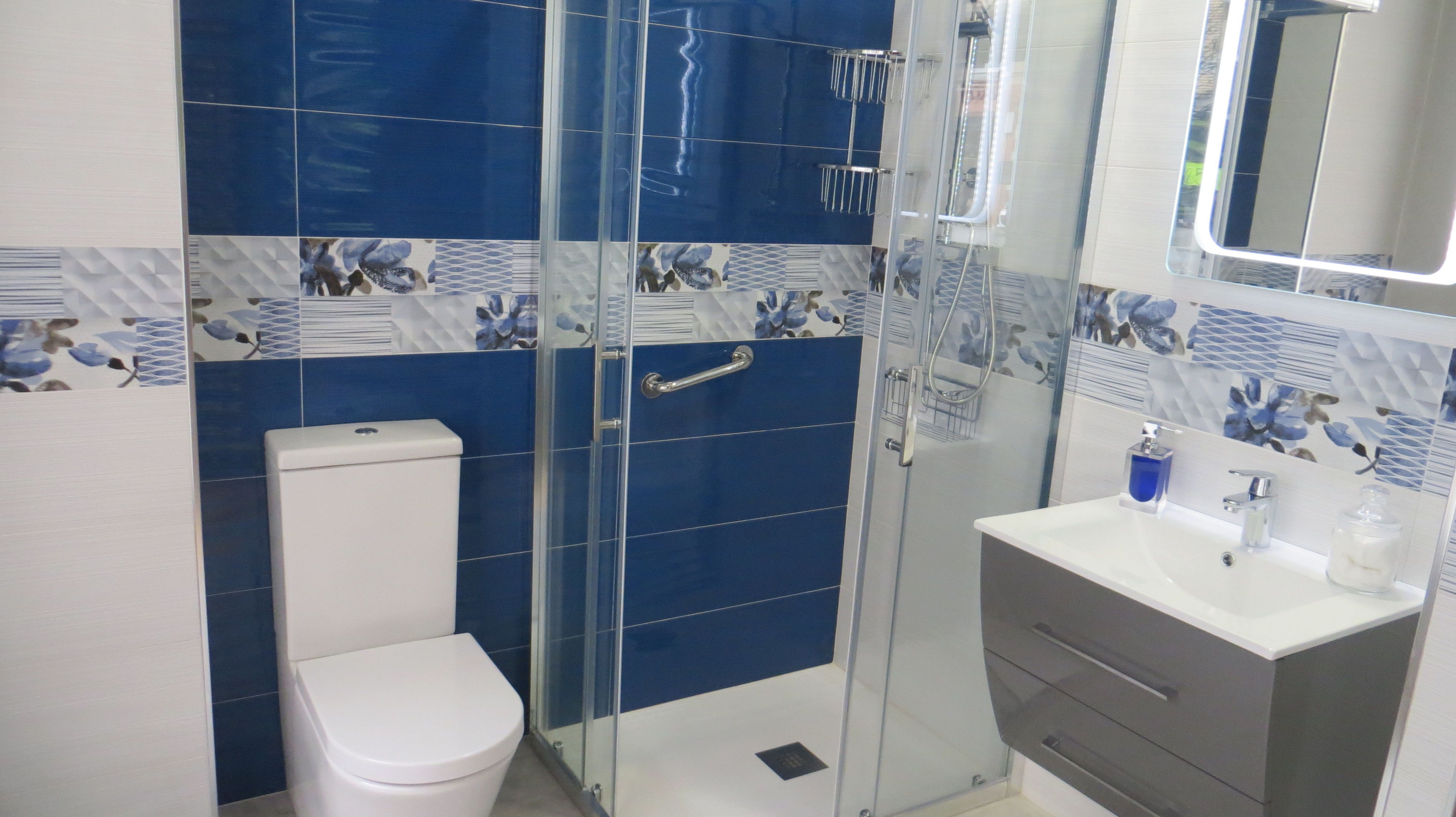 Ambiente de baño en tienda