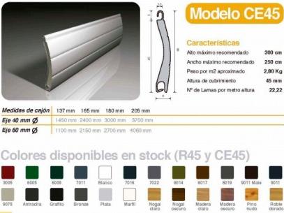 Modelo CE 45 Modelo CE 45