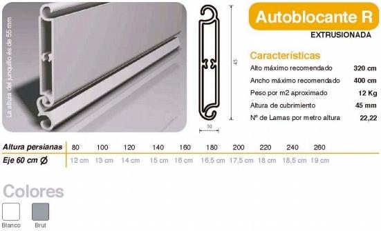 MODELO AUTOBLOCANTE R MODELO AUTOBLOCANTE R