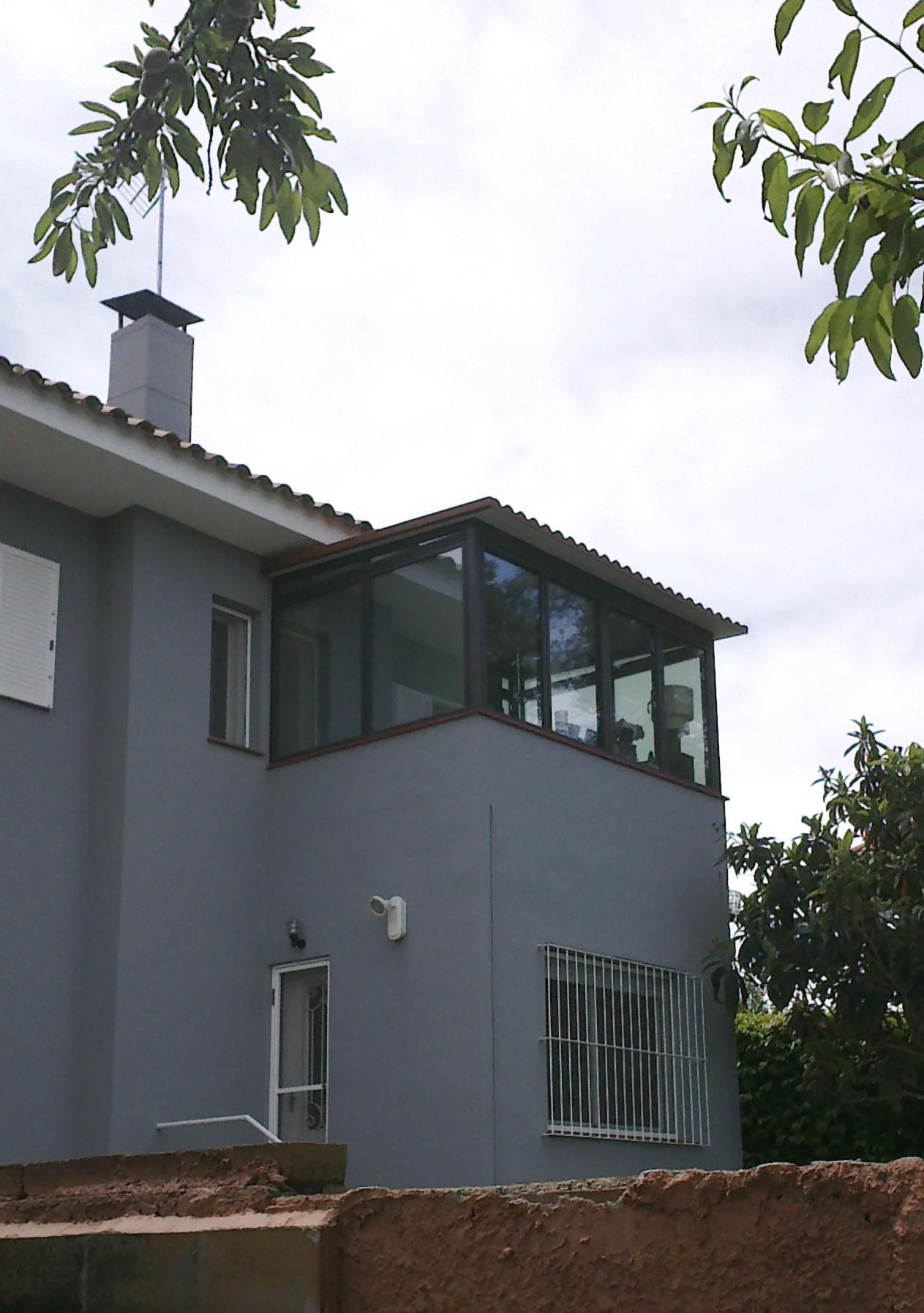 Cerramiento de terraza aluminio cristal Cerramiento de terraza aluminio cristal