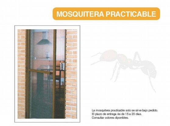 MOSQUITERA PRACTICABLE. MOSQUITERA PRACTICABLE.