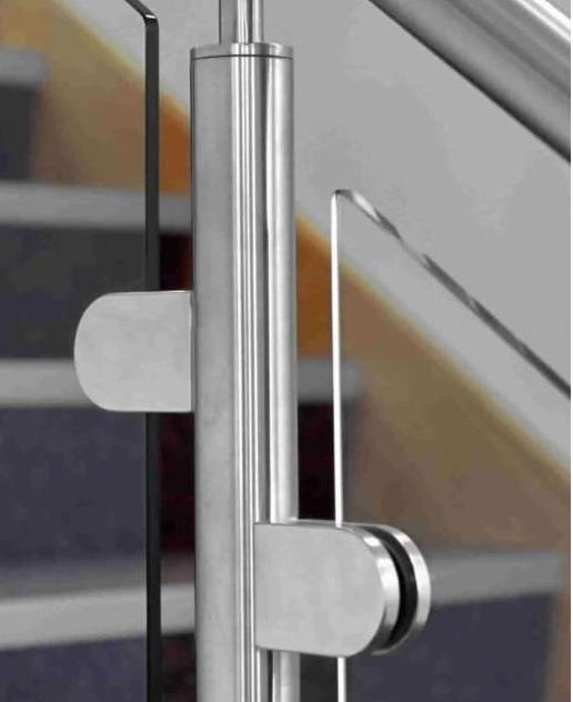 detalle barandilla inox + cristal detalle barandilla inox + cristal