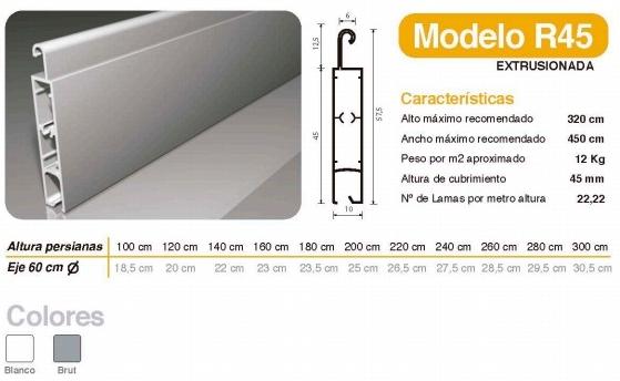 MODELO R45 MODELO R45