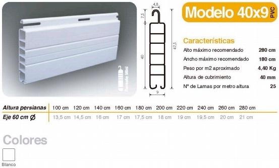 MODELO 40x9 MODELO 40x9
