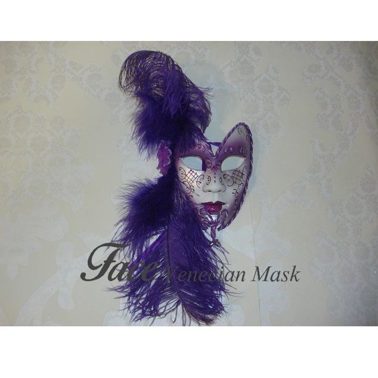 Máscaras con brillantinas y plumas Volto mariposa: Máscaras y antifaces de Face Venecian Mask Máscaras con brillantinas y plumas Volto mariposa: Máscaras y antifaces de Face Venecian Mask