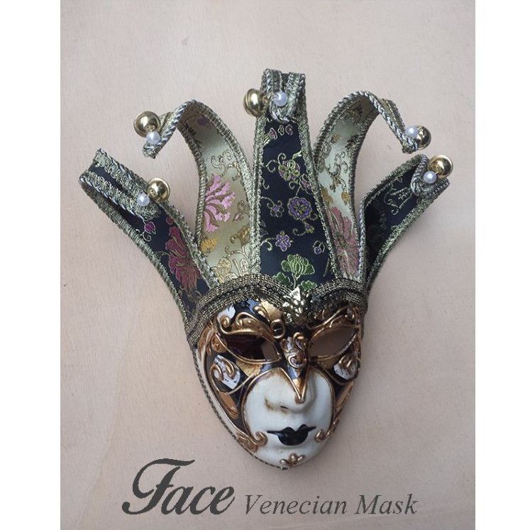 Máscaras pintadas a mano Arlequín: Máscaras y antifaces de Face Venecian Mask Máscaras pintadas a mano Arlequín: Máscaras y antifaces de Face Venecian Mask