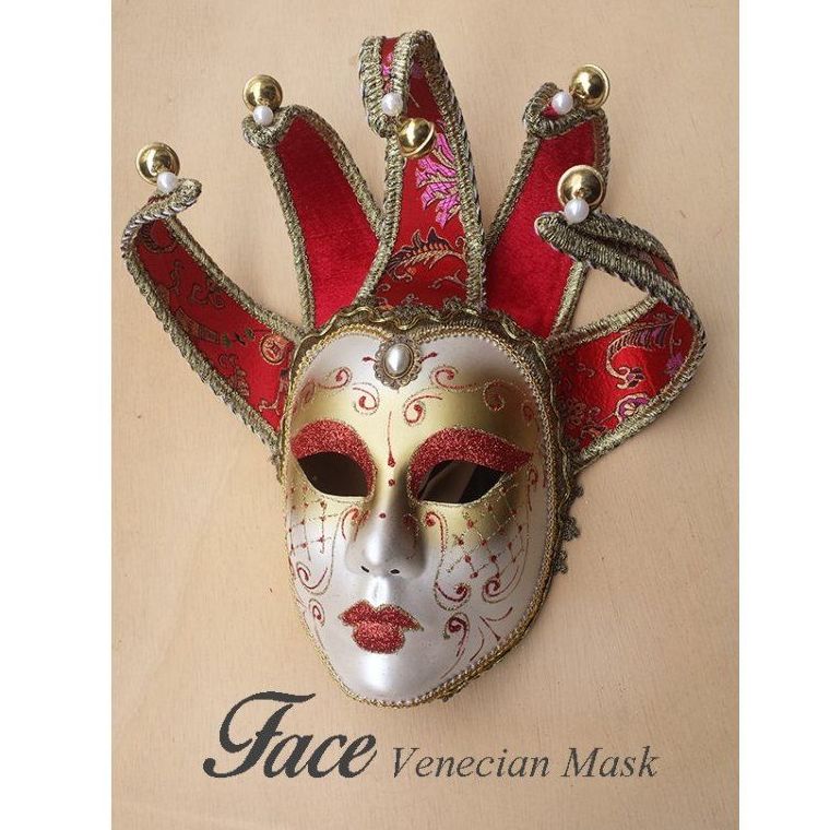 Máscara con brillantina Jolly Jolly brillantina: Máscaras y antifaces de Face Venecian Mask Máscara con brillantina Jolly Jolly brillantina: Máscaras y antifaces de Face Venecian Mask