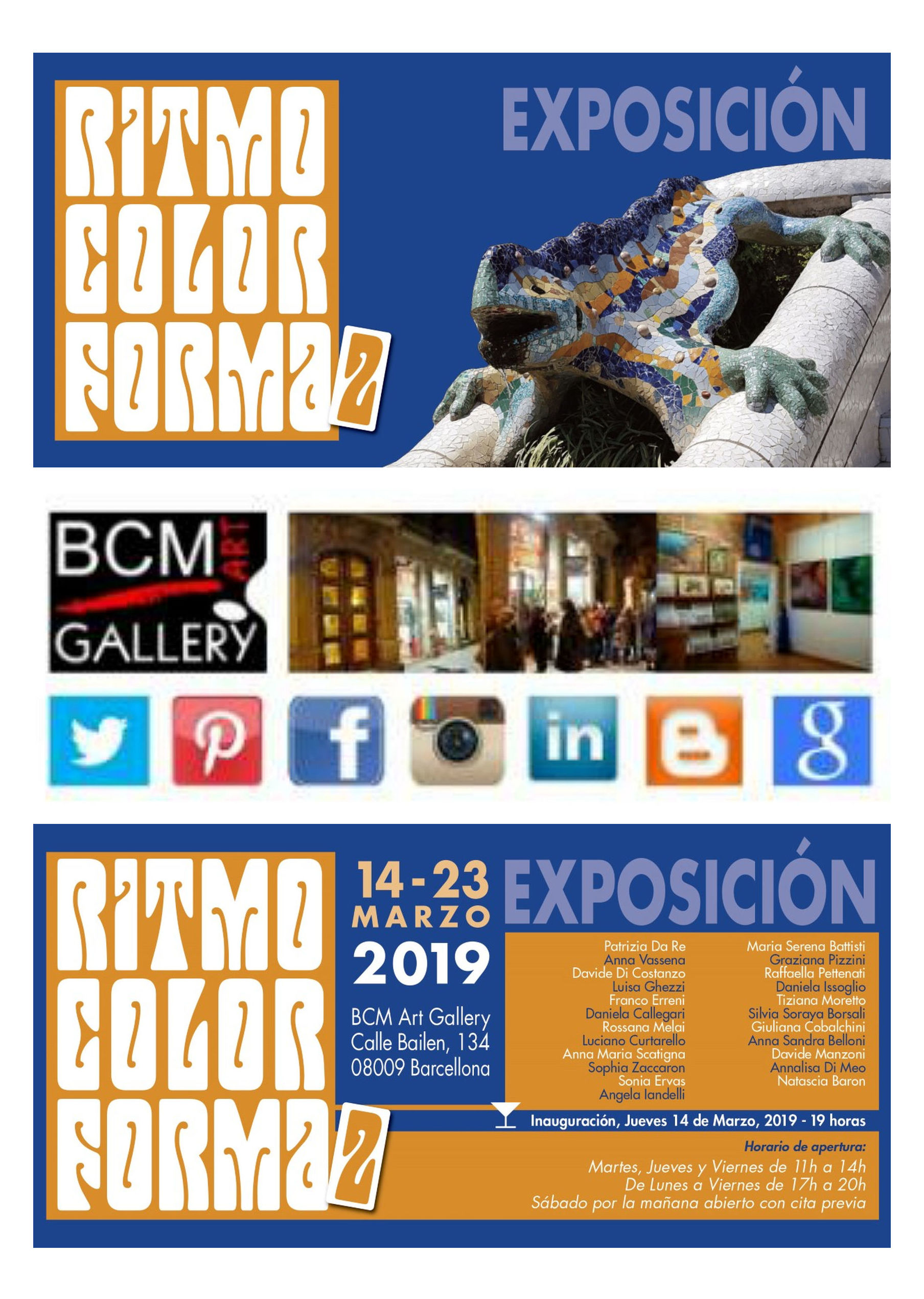 Revista BOONART Exposición Ritmo, color y FORMA 2: Exposiciones y artistas de MONTSERRAT BOSCH CAVEDO