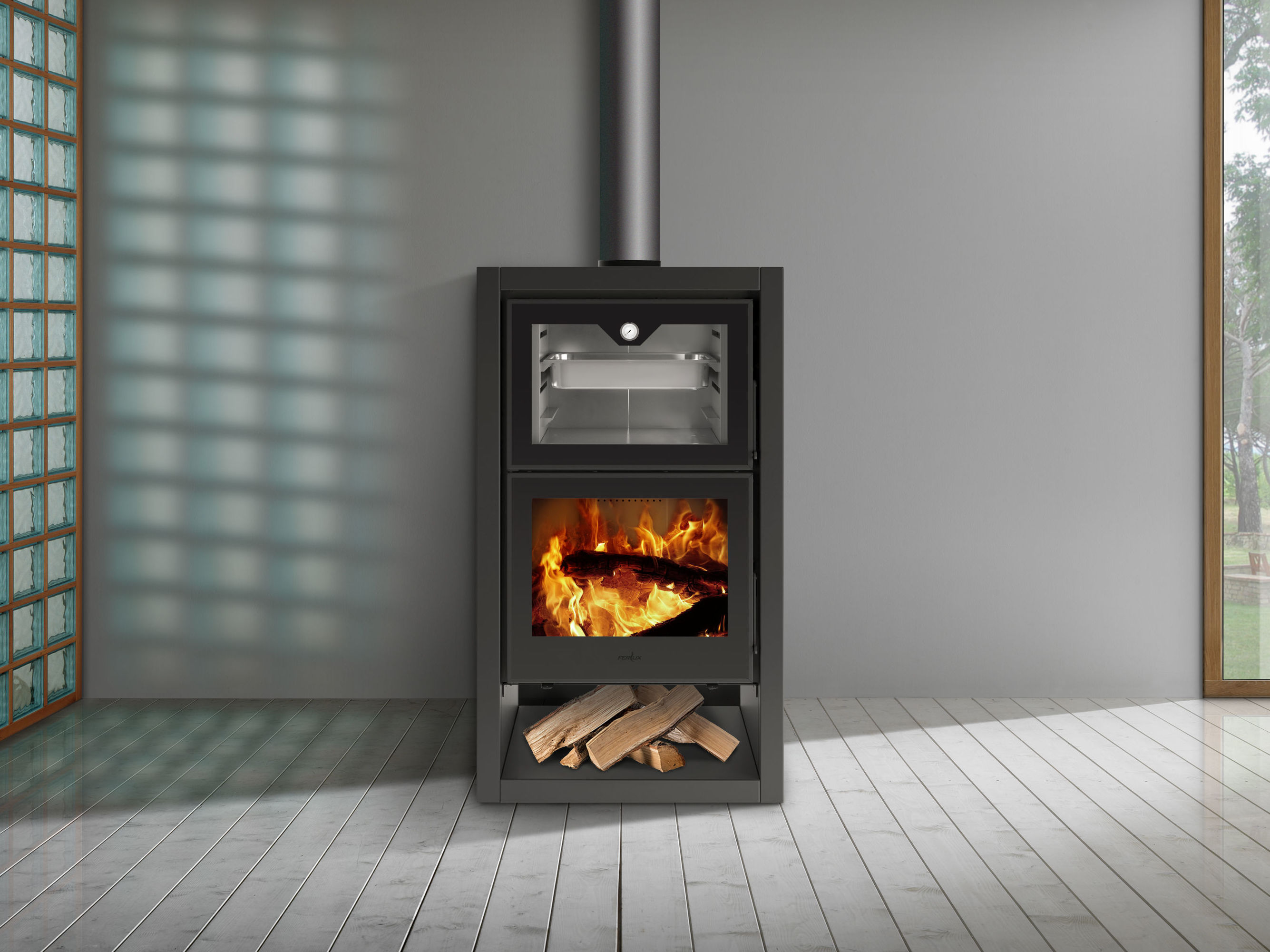 Chimenea con horno mod. Durcal Ferlux: Catálogo de Cadbioex Chimenea con horno mod. Durcal Ferlux: Catálogo de Cadbioex