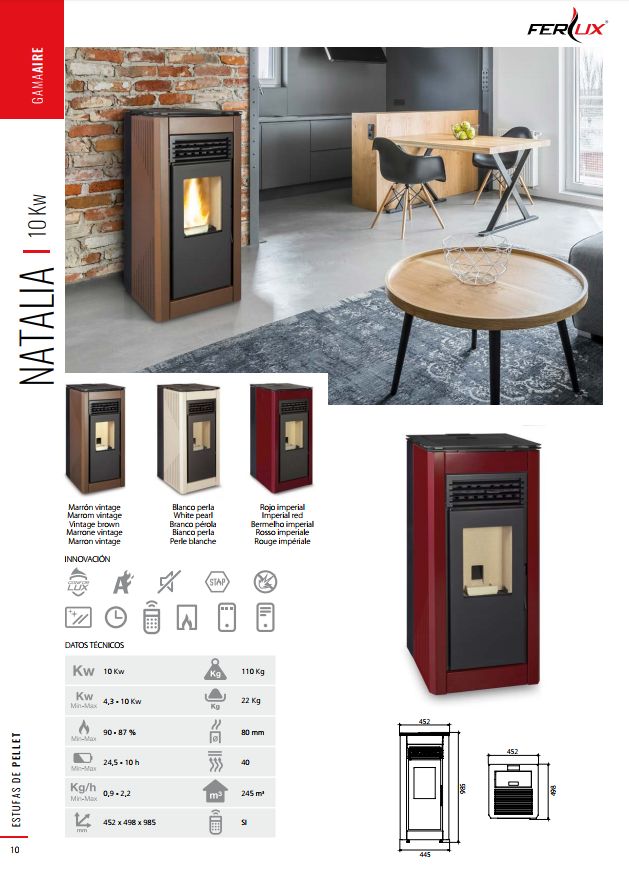 Natalia 10 kW 1.322 € Natalia 10 kW 1.322 €