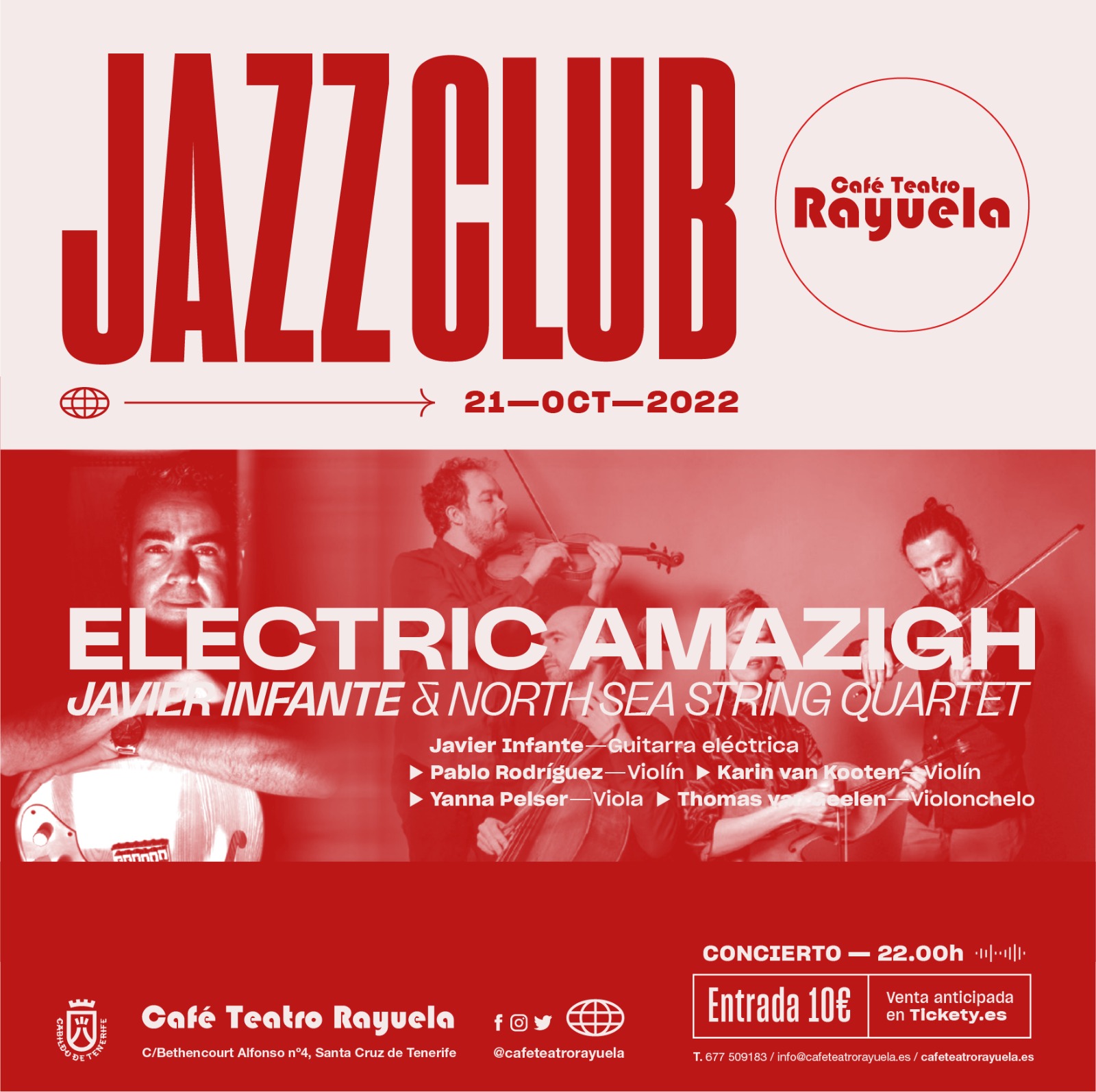 "ELECTRIC AMAZIGH" Javier Infante: Programación de Café Teatro Rayuela "ELECTRIC AMAZIGH" Javier Infante: Programación de Café Teatro Rayuela