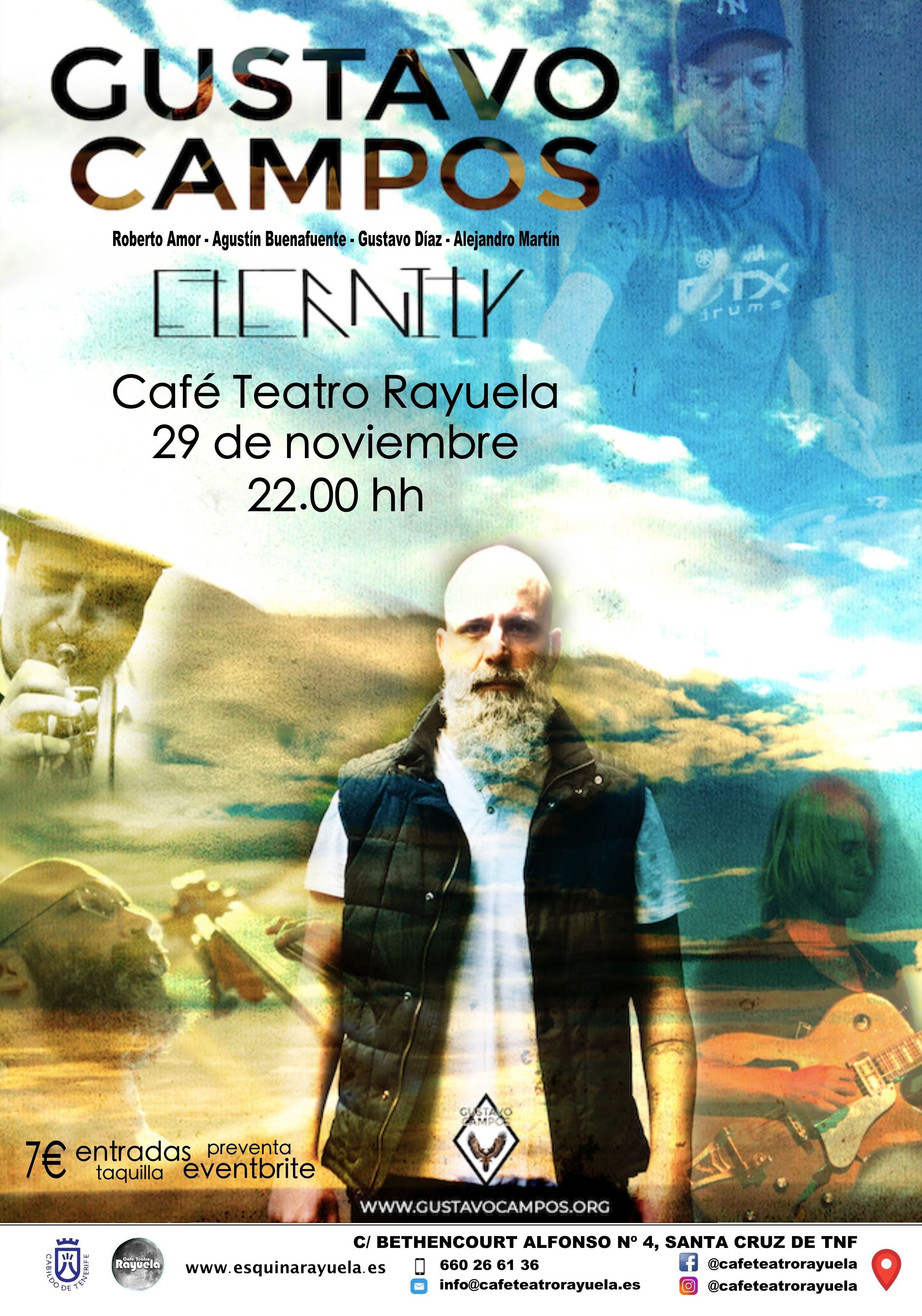 Gustavo Campos - Eternity: Programación de Café Teatro Rayuela Gustavo Campos - Eternity: Programación de Café Teatro Rayuela