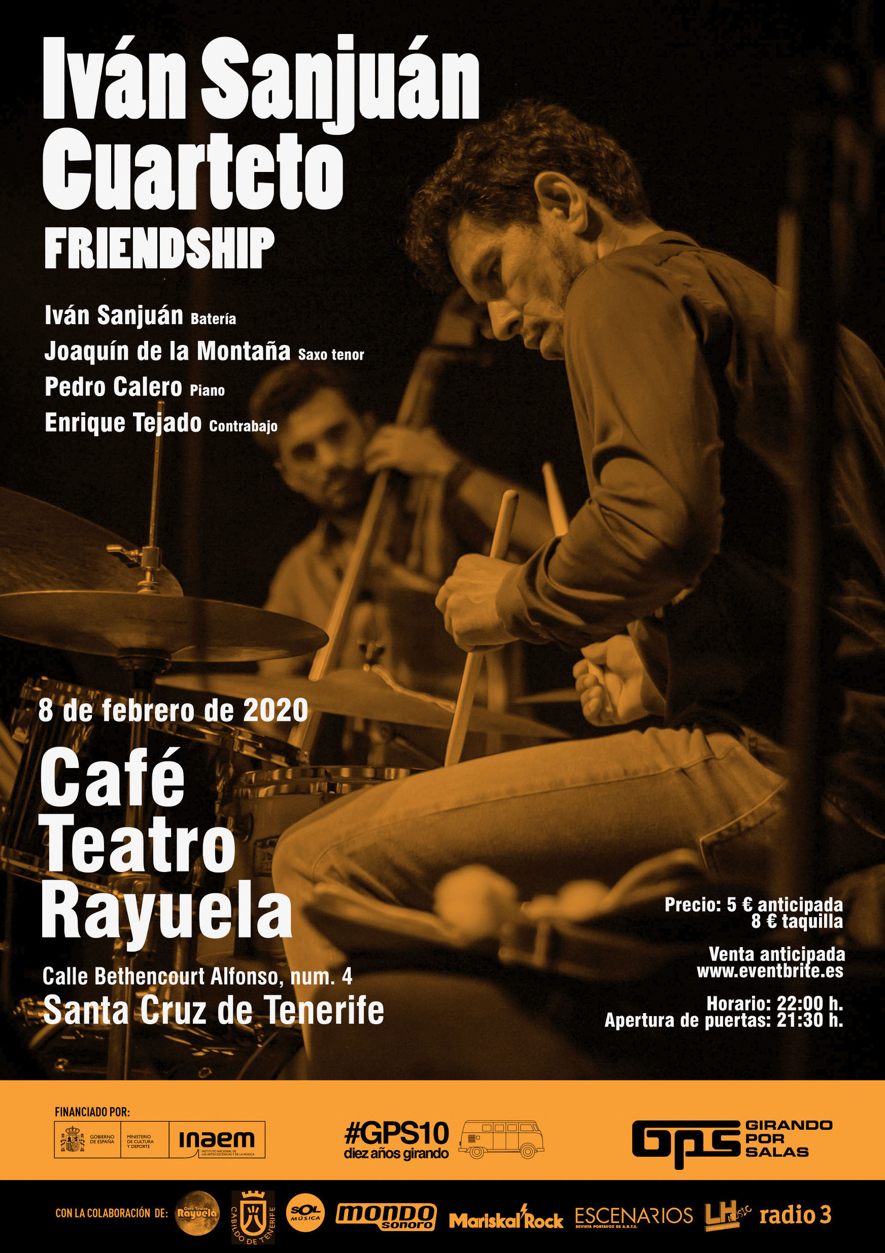 IVÁN SANJUÁN CUARTETO: Programación de Café Teatro Rayuela IVÁN SANJUÁN CUARTETO: Programación de Café Teatro Rayuela
