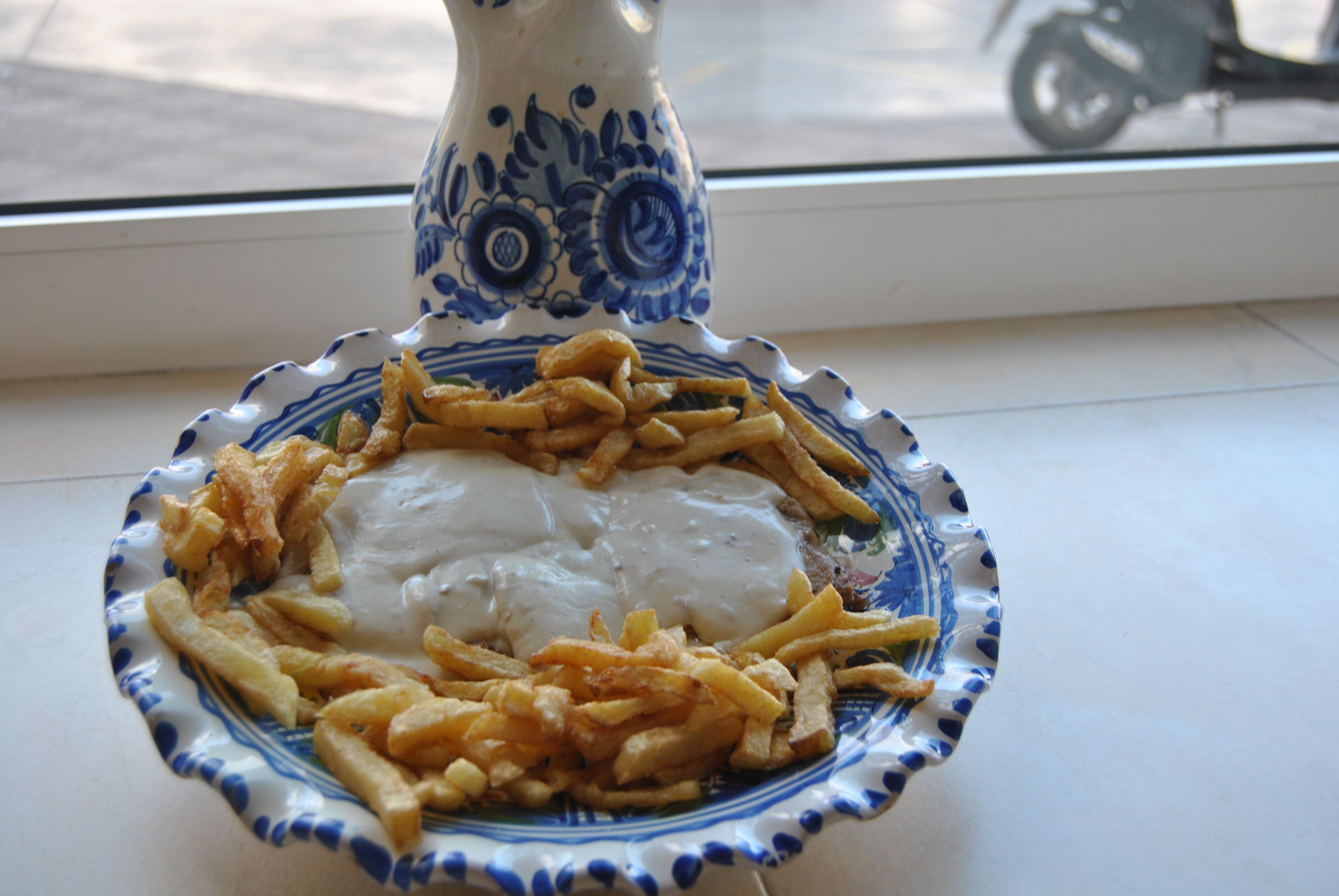 4 Lomo en Salsa Roquefort con Guarnicion.: Menú Sábado 25 Marzo. de La Olla 4 Lomo en Salsa Roquefort con Guarnicion.: Menú Sábado 25 Marzo. de La Olla
