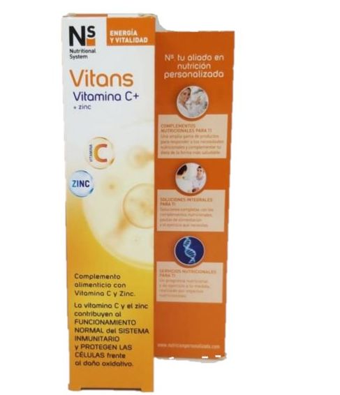 Ns Vitans Vitamina C+Zinc: de Farmacia Rosa Cinca | Guissona | 365 | 8.30-21 Ns Vitans Vitamina C+Zinc: de Farmacia Rosa Cinca | Guissona | 365 | 8.30-21