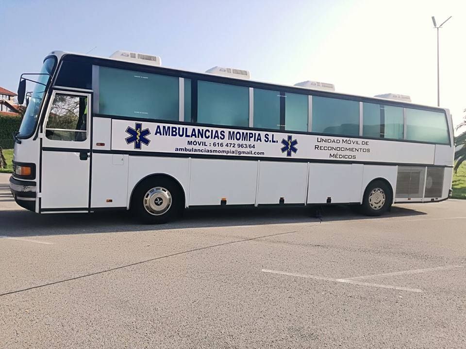 Servicio de autobús: Servicios de Ambulancias Mompia