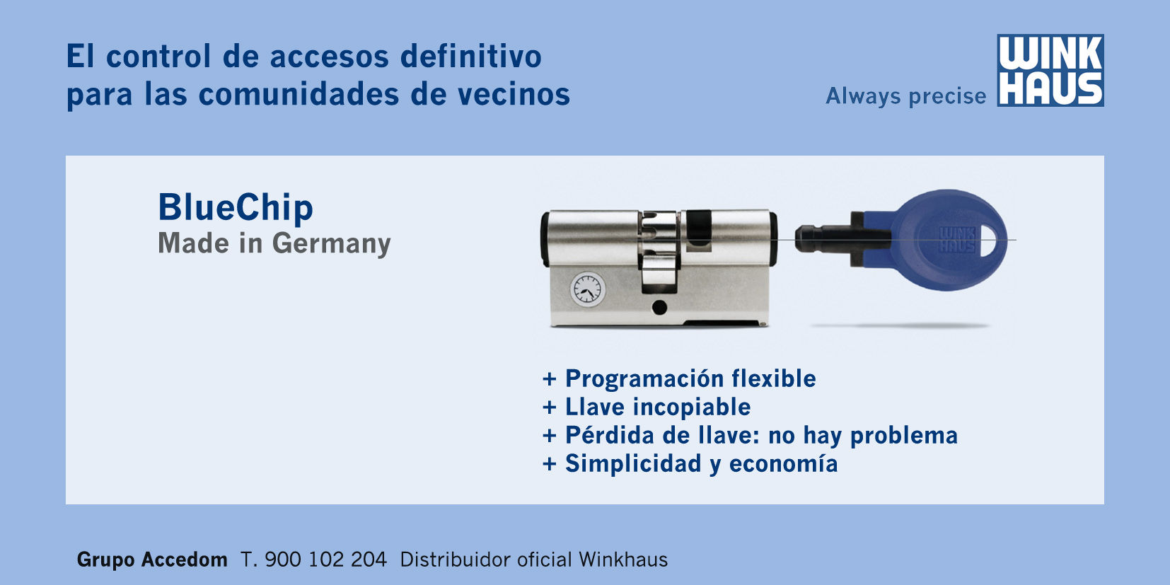 BlueChip: Catálogo de Accedomkeys SL BlueChip: Catálogo de Accedomkeys SL