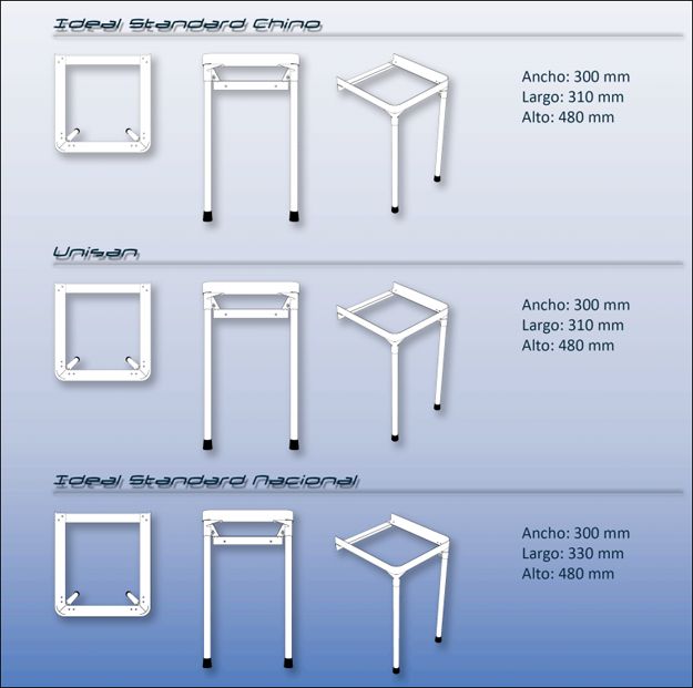 Soportes y muebles para lavadero: Servicios de Yagües