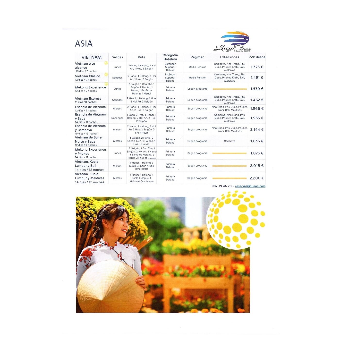 Asia: Destinos de Lucy Class Travel Tour Asia: Destinos de Lucy Class Travel Tour