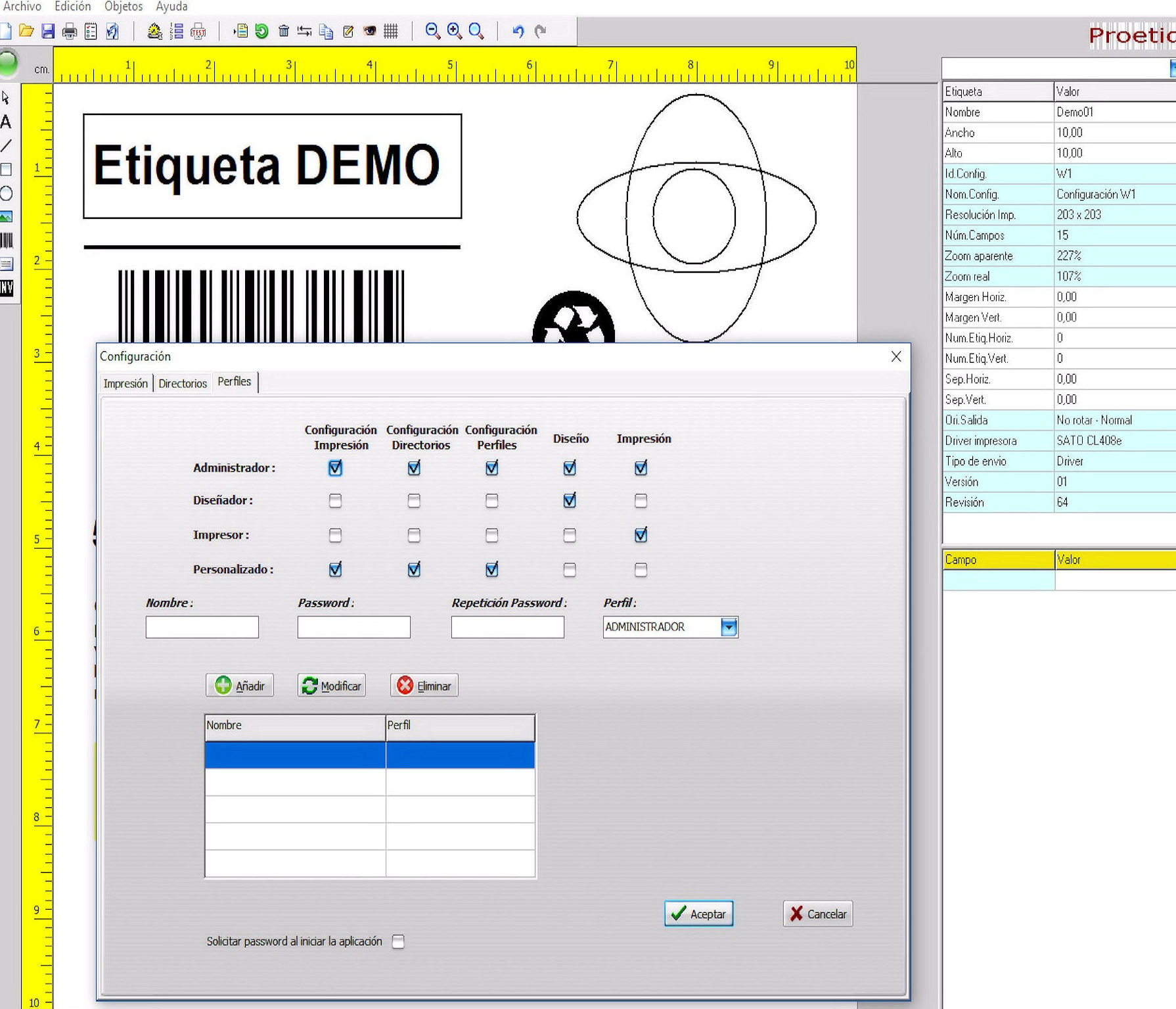 Software Etiquetado: ProEtiq ®: Productos y Servicios de STGlobal - Identificación y Etiquetado Software Etiquetado: ProEtiq ®: Productos y Servicios de STGlobal - Identificación y Etiquetado
