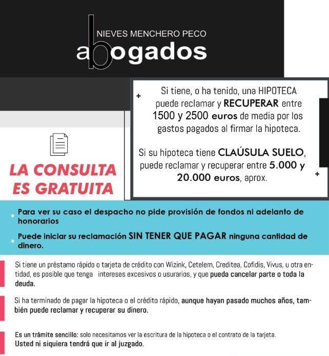 Claúsula de gastos. Reclamaciones Claúsula de gastos. Reclamaciones