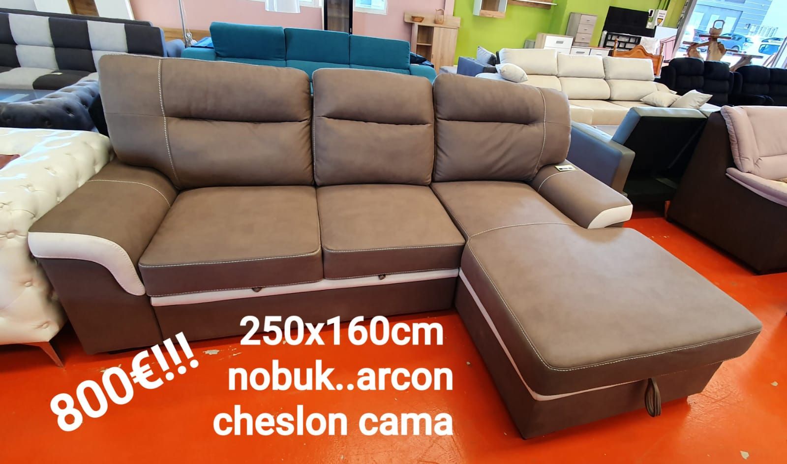 Sofá chaise longue 250x160 cm: Servicios y productos de Remar Castellón Sofá chaise longue 250x160 cm: Servicios y productos de Remar Castellón