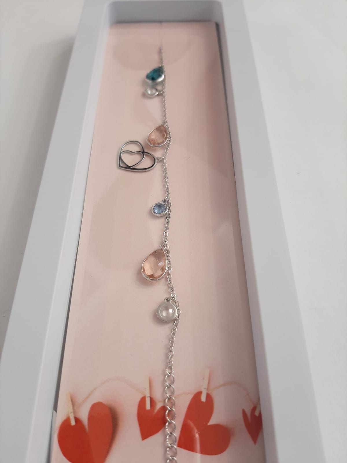 Pulsera en plata de ley rodiada con circonitas de colores: Catálogo de Joyería Izquierdo Pulsera en plata de ley rodiada con circonitas de colores: Catálogo de Joyería Izquierdo