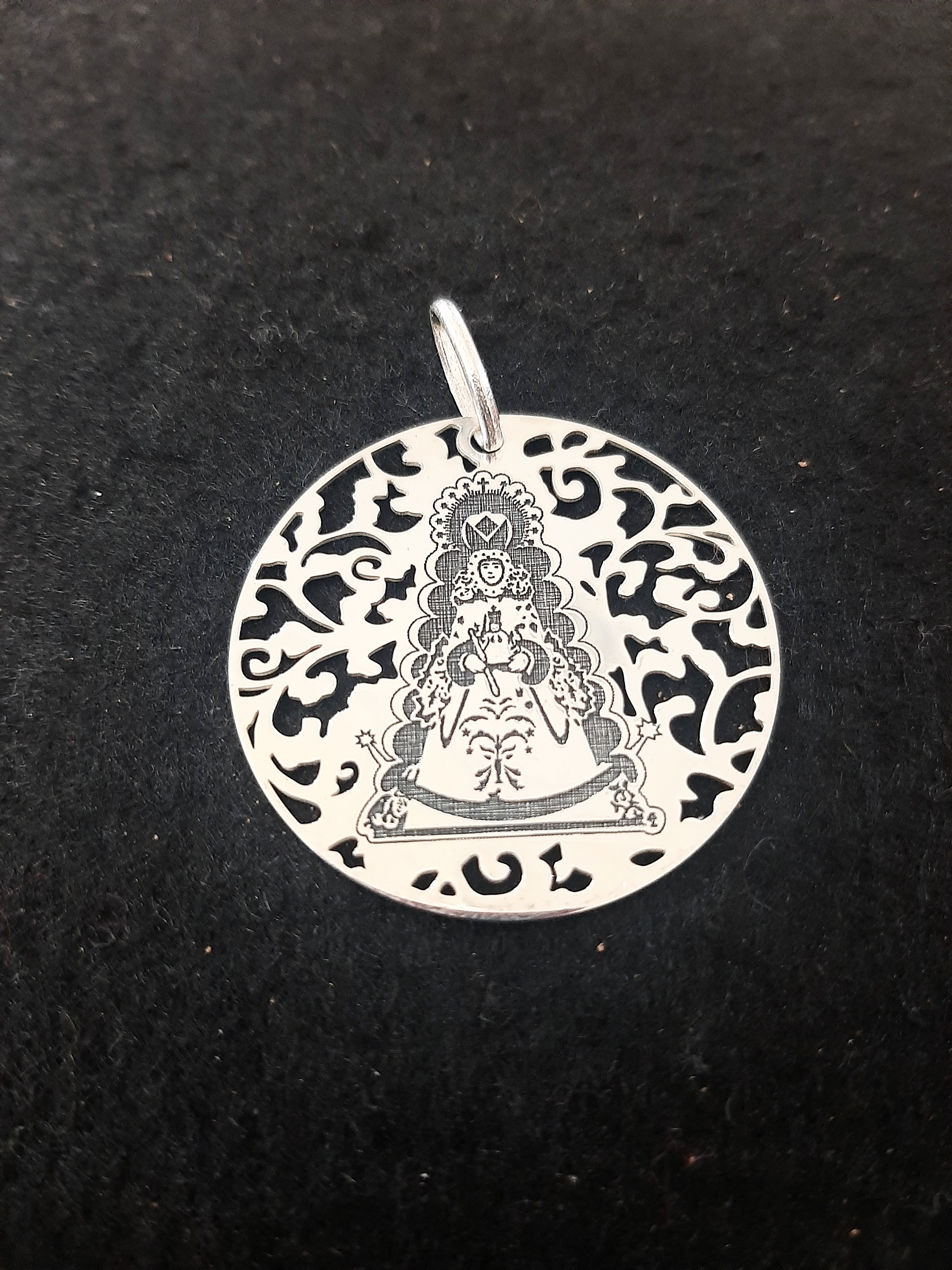 MEDALLA PLATA VIRGEN DEL ROCÍO MEDALLA PLATA VIRGEN DEL ROCÍO
