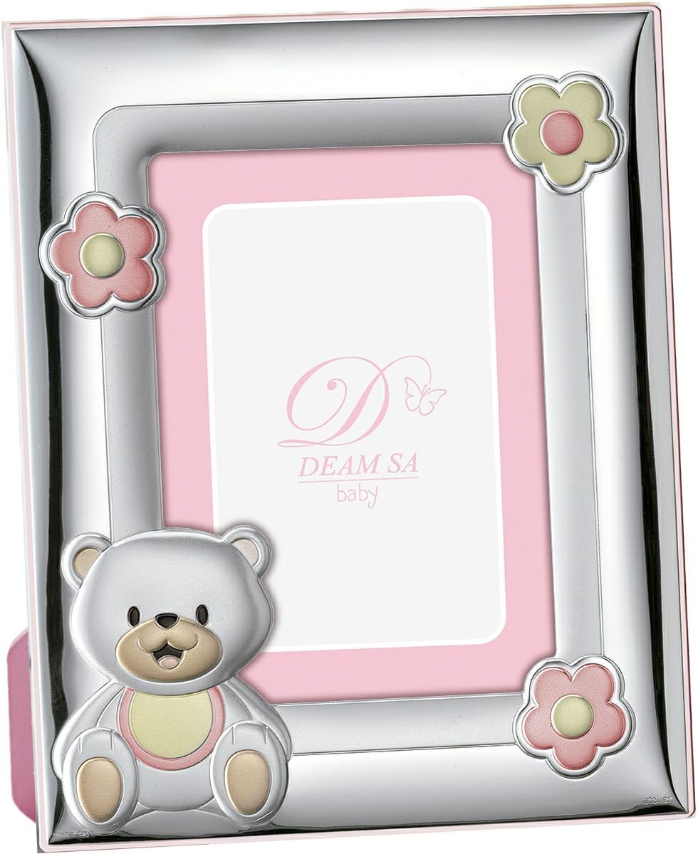 Marco bilaminado oso rosa. Para niña: Catálogo de Joyería Izquierdo Marco bilaminado oso rosa. Para niña: Catálogo de Joyería Izquierdo