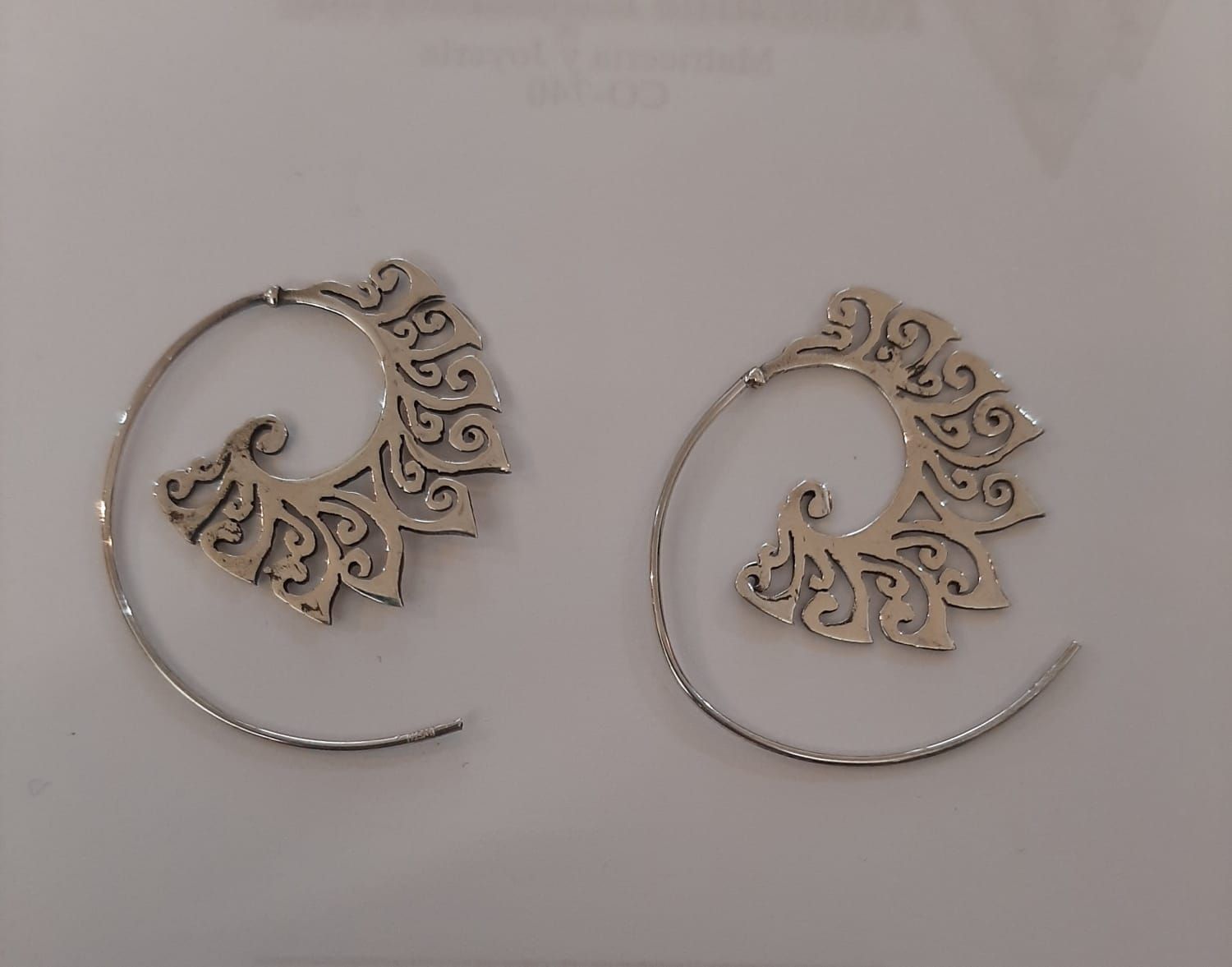 Aros de plata: Catálogo de Joyería Izquierdo Aros de plata: Catálogo de Joyería Izquierdo